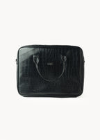 Luxe croc Laptop Bag