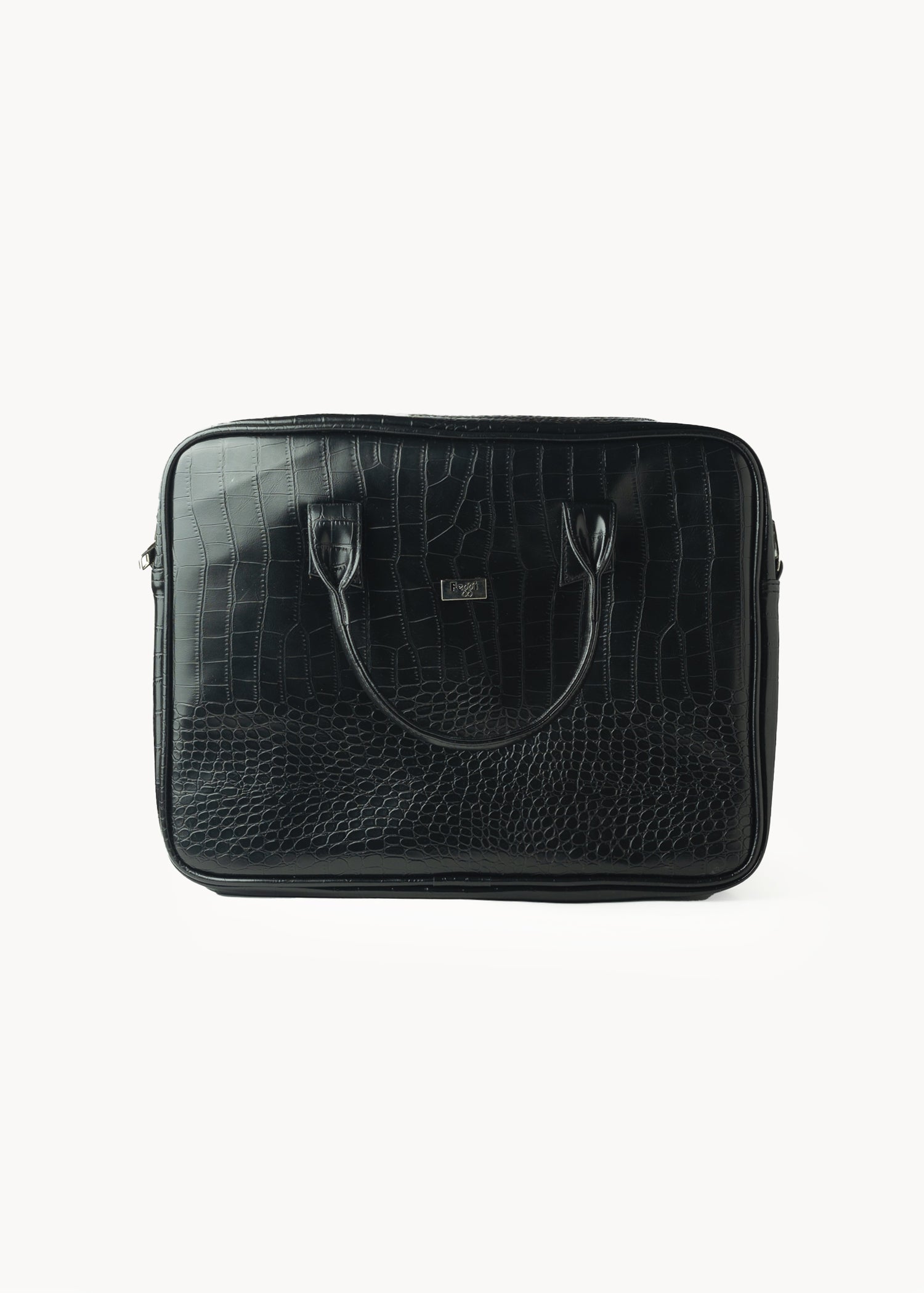 Luxe croc Laptop Bag