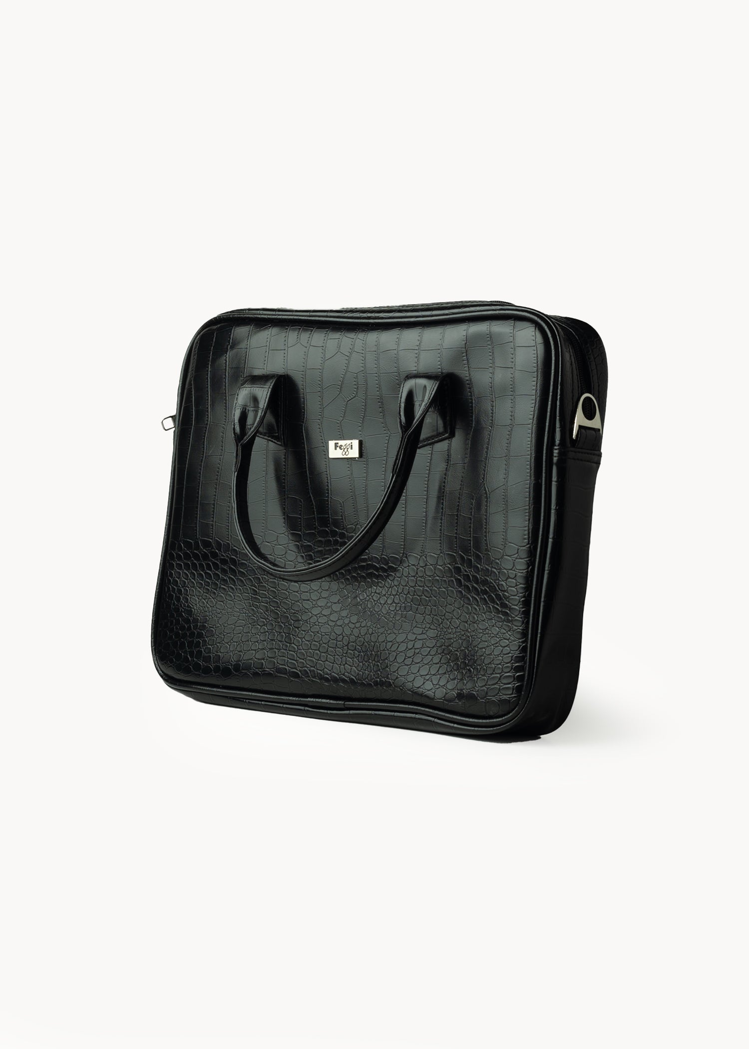 Luxe croc Laptop Bag