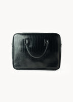 Luxe croc Laptop Bag