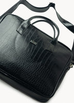 Luxe croc Laptop Bag