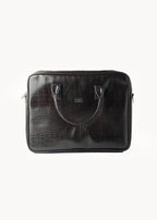 Luxe croc Laptop Bag