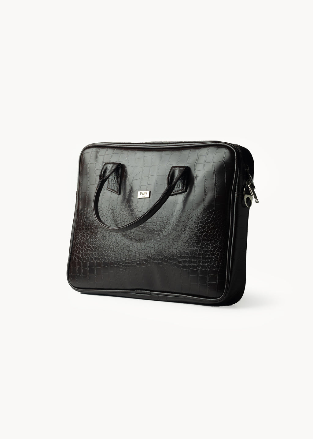 Luxe croc Laptop Bag