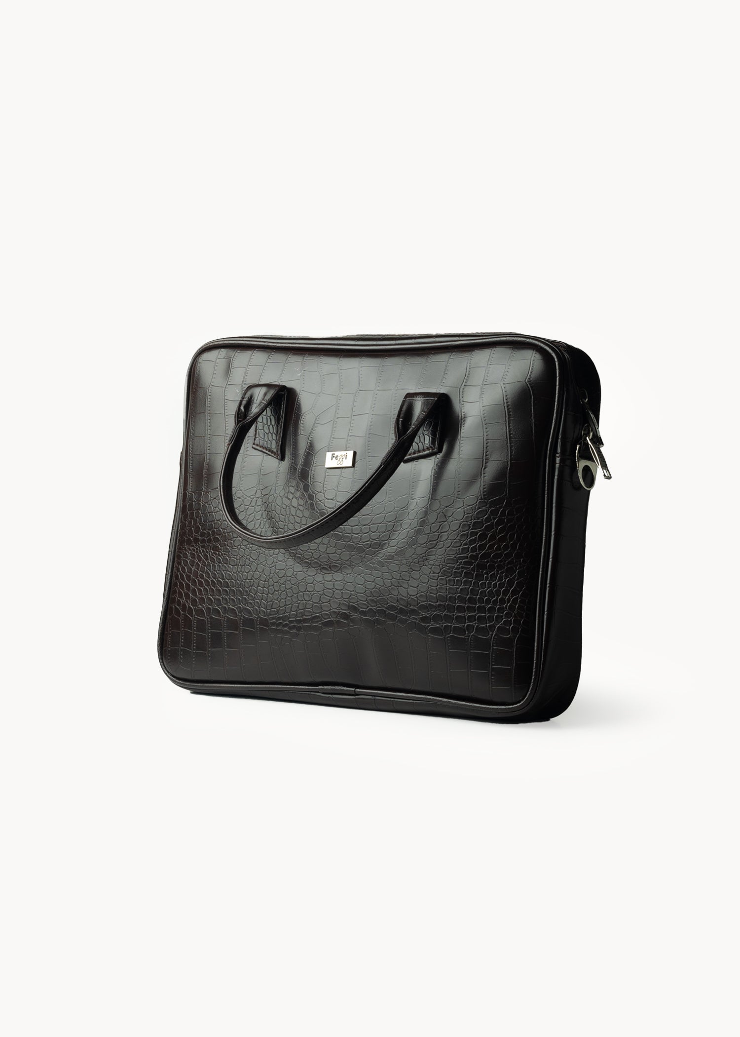 Luxe croc Laptop Bag