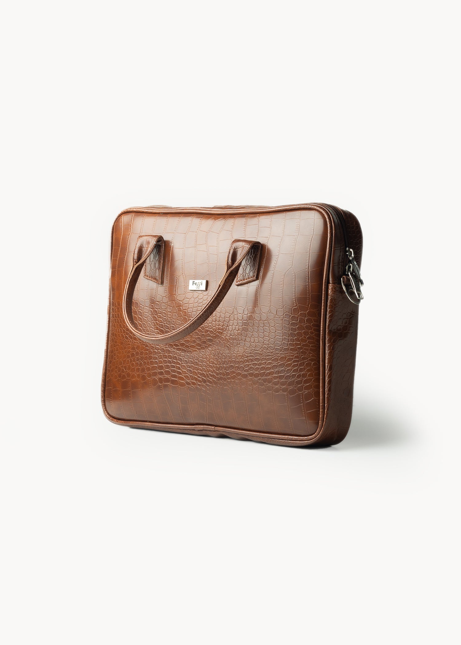 Luxe croc Laptop Bag