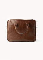 Luxe croc Laptop Bag